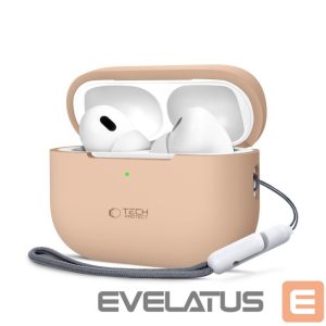 Другой аксессуар для телефона Tech-Protect  Tech-Protect Silicone Case for Apple AirPods Pro 1 / 2 - Beige 