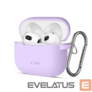 Другой аксессуар для телефона Tech-Protect  Tech-Protect Silicone Hook Case for Apple AirPods 3 - Purple 
