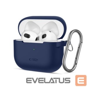Чехол для наушников Tech-Protect Apple Tech-Protect Silicone Hook Case for Apple AirPods 3 - Blue Blue