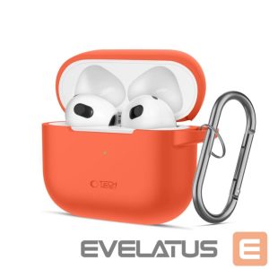 Другой аксессуар для телефона Tech-Protect  Tech-Protect Silicone Hook Case for Apple AirPods 3 - Orange 