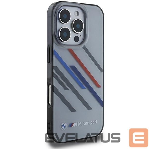 Другой аксессуар для телефона BMW BMW Motosport IML Random Stripes iPhone 16 Pro Case - Gray