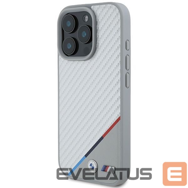 Другой аксессуар для телефона BMW BMW M Carbon Tricolor Line MagSafe Case for iPhone 16 Pro - Gray