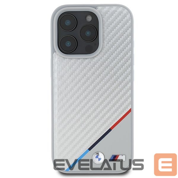 Другой аксессуар для телефона BMW BMW M Carbon Tricolor Line MagSafe Case for iPhone 16 Pro - Gray
