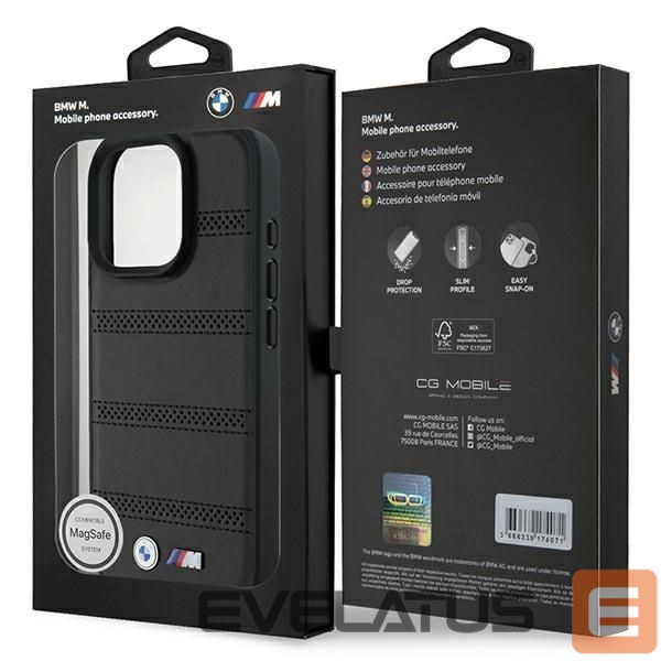 Другой аксессуар для телефона BMW BMW M Perforated And Stitched Line MagSafe case for iPhone 16 Pro - black