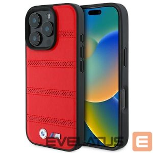 Другой аксессуар для телефона BMW  BMW M Perforated And Stitched Line MagSafe case for iPhone 16 Pro - red 
