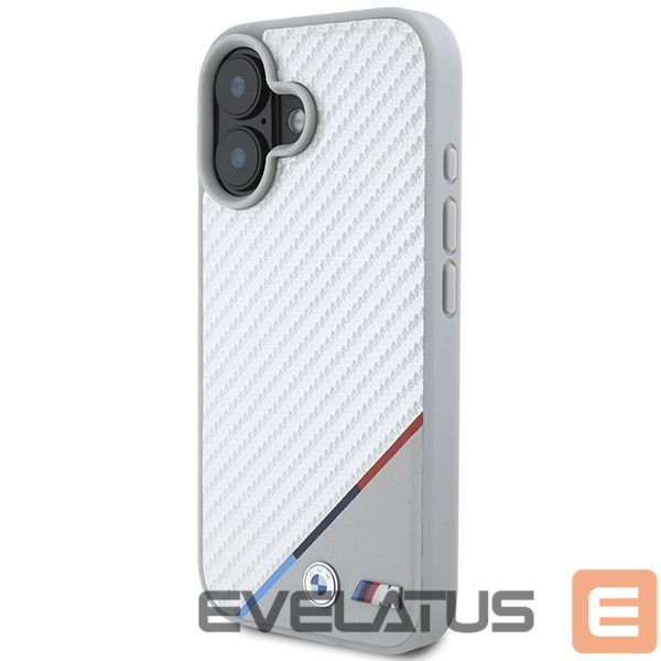 Другой аксессуар для телефона BMW BMW M Carbon Tricolor Line MagSafe iPhone 16 Case - Gray