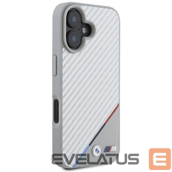 Другой аксессуар для телефона BMW BMW M Carbon Tricolor Line MagSafe iPhone 16 Case - Gray