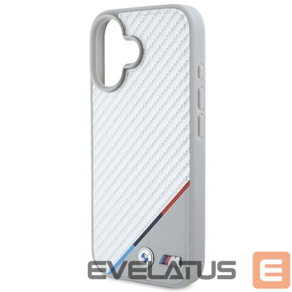 Другой аксессуар для телефона BMW BMW M Carbon Tricolor Line MagSafe iPhone 16 Case - Gray