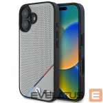 Другой аксессуар для телефона BMW  BMW M Perforated Tricolor Line MagSafe iPhone 16 Case - Gray 