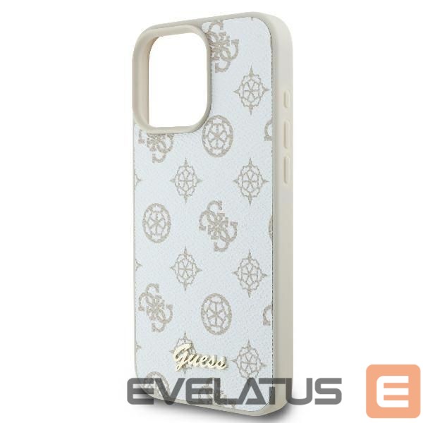Другой аксессуар для телефона Guess Guess Peony Script Logo MagSafe iPhone 16 Pro Case - White