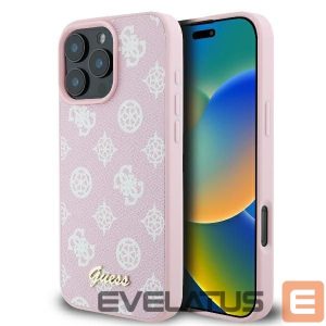 Другой аксессуар для телефона Guess  Guess Peony Script Logo MagSafe iPhone 16 Pro Case - Pink