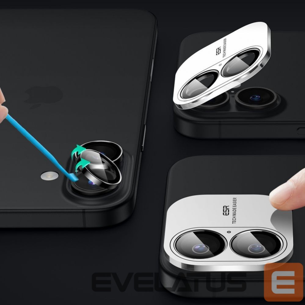 Другой аксессуар для телефона ESR ESR Armorite Tempered Glass for iPhone 16 / 16 Plus Camera - Black