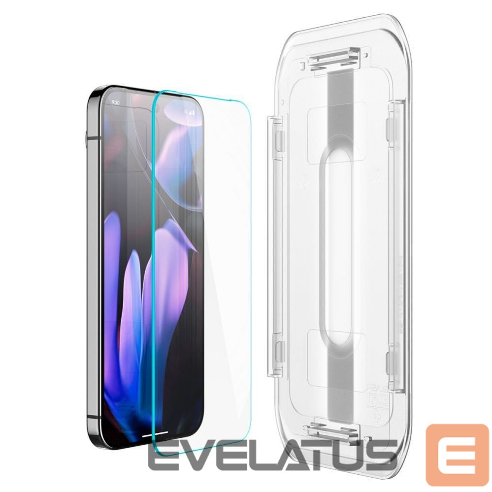Другой аксессуар для телефона Spigen Spigen Glas.tR EZ Fit Tempered Glass with Applicator for Google Pixel 10 / 10 Pro / 9 / 9 Pro (2 pcs.)