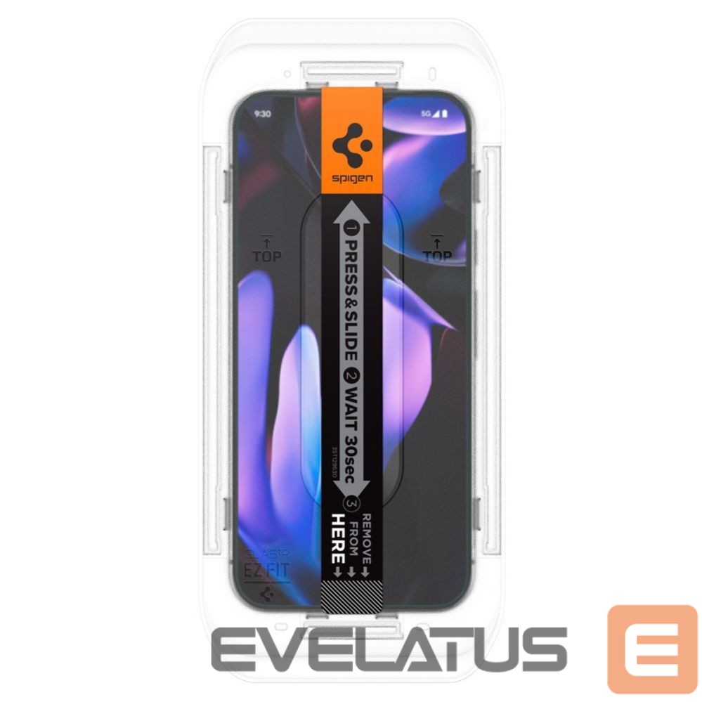 Другой аксессуар для телефона Spigen Spigen Glas.tR EZ Fit Tempered Glass with Applicator for Google Pixel 10 / 10 Pro / 9 / 9 Pro (2 pcs.)