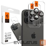 Другой аксессуар для телефона Spigen  Spigen Optik Pro L-Series Glas.tR EZ Fit Tempered Glass for iPhone 14 Pro / Pro Max / 15 Pro / Pro Max / 16 Pro / 16 Pro Max / 17 Pro / 17 Pro Max - Black with Red Edge 