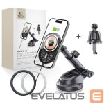 Другой аксессуар для телефона Tech-Protect  Tech-Protect MM15W-V6 15W Car Charger Holder with MagSafe for Dashboard and Air Vent - Black 