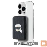 Другой аксессуар для телефона Karl Lagerfeld  Karl Lagerfeld Powerbank inductive KLPB5FPGKSKIHK 16W 5000mAh black/black Karl Head Pin MagSafe 