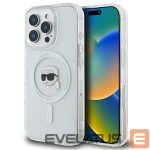 Другой аксессуар для телефона Karl Lagerfeld  Karl Lagerfeld IML Metal Karl Head MagSafe Case for iPhone 16 Pro - White 