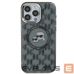 Другой аксессуар для телефона Karl Lagerfeld  Karl Lagerfeld IML Monogram Karl & Choupette Head MagSafe iPhone 16 Case - Black 