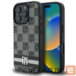 Другой аксессуар для телефона DKNY  DKNY Checkered Pattern & Printed Stripes Case for iPhone 16 Pro - Black 