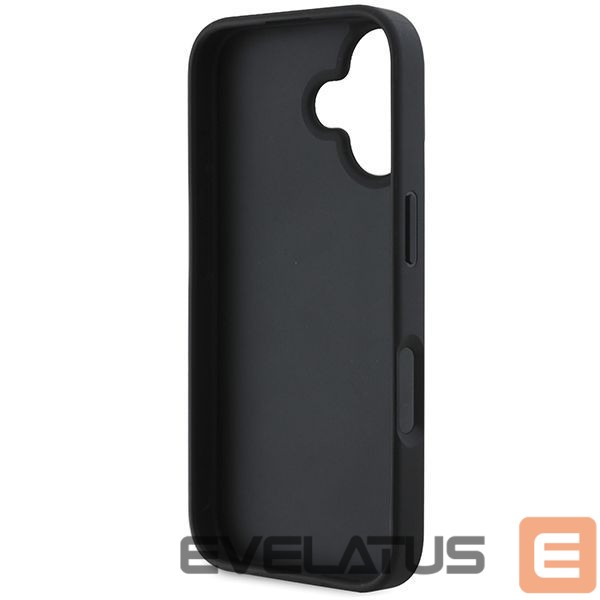 Другой аксессуар для телефона DKNY DKNY Checkered Pattern & Printed Stripes iPhone 16 Case - Black
