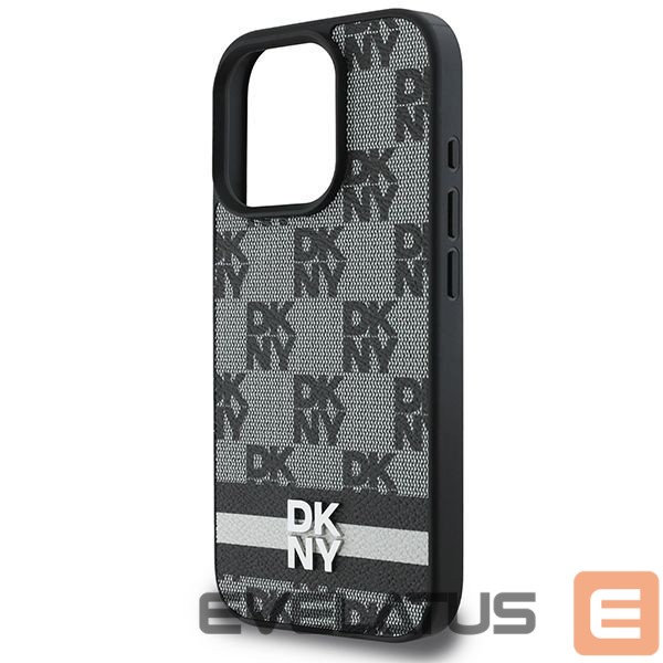 Другой аксессуар для телефона DKNY DKNY Checkered Pattern & Printed Stripes Case for iPhone 16 Pro Max - Black