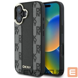 Другой аксессуар для телефона DKNY  DKNY Checkered Pattern Magsafe iPhone 16 Plus Case - Black 