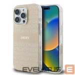 Другой аксессуар для телефона DKNY  DKNY Repeat Texture Pattern With Stripe iPhone 16 Pro Max Case - Pink 
