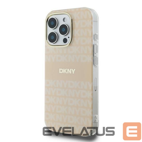 Другой аксессуар для телефона DKNY DKNY Repeat Texture Pattern With Stripe iPhone 16 Pro Max Case - Pink