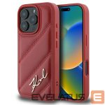 Другой аксессуар для телефона Karl Lagerfeld  Karl Lagerfeld Quilted Signature iPhone 16 Pro Case - Red 