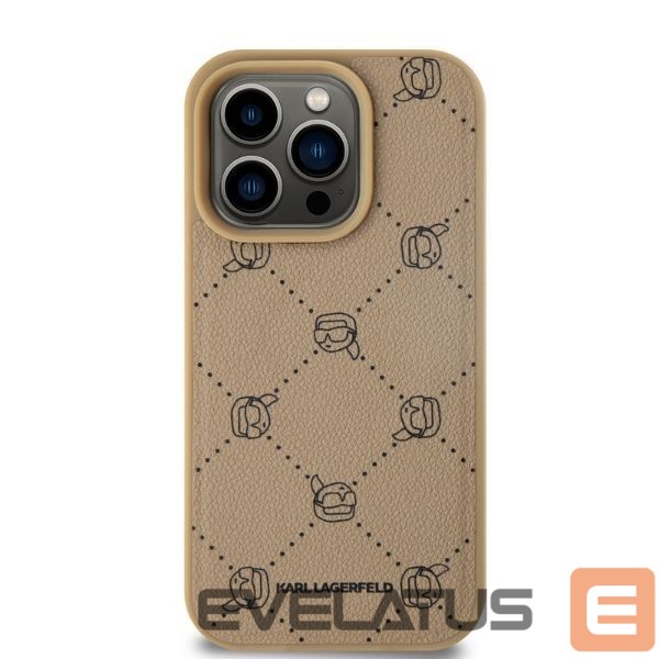 Другой аксессуар для телефона Karl Lagerfeld Karl Lagerfeld Magsafe Karl Head iPhone 15 Pro Case - Beige