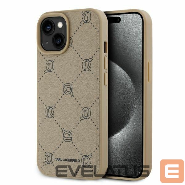 Другой аксессуар для телефона Karl Lagerfeld Karl Lagerfeld Magsafe Karl Head iPhone 15 Case - Beige