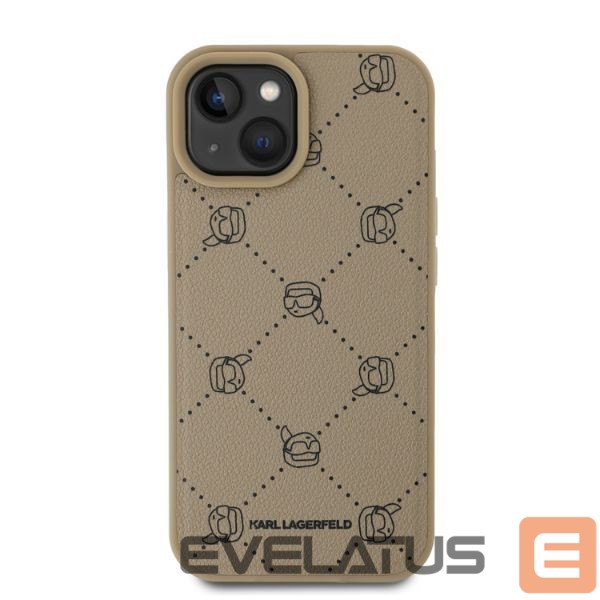 Другой аксессуар для телефона Karl Lagerfeld Karl Lagerfeld Magsafe Karl Head iPhone 15 Case - Beige