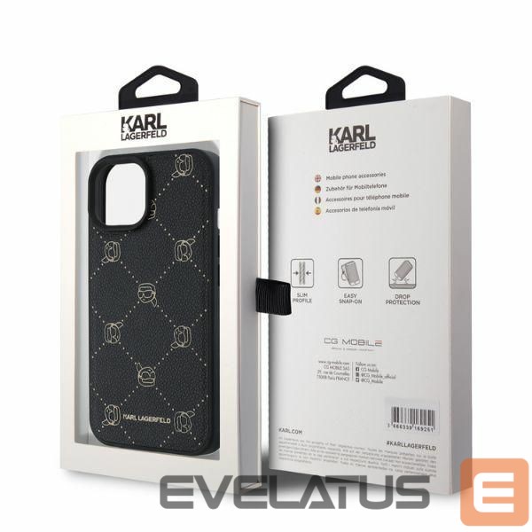 Другой аксессуар для телефона Karl Lagerfeld Karl Lagerfeld Magsafe Karl Head iPhone 15 Case - Black