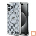 Другой аксессуар для телефона Karl Lagerfeld  Karl Lagerfeld IML Monogram Karl & Choupette Head MagSafe Case for iPhone 15 Pro Max - Clear 