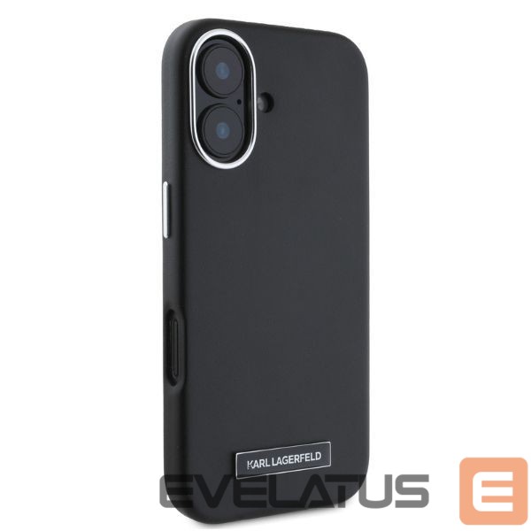 Другой аксессуар для телефона Karl Lagerfeld Karl Lagerfeld FW Metal Plate MagSafe iPhone 16 Case - Black