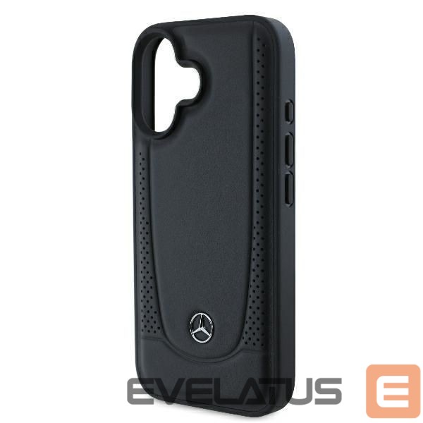 Другой аксессуар для телефона Mercedes-Benz Mercedes Leather Urban iPhone 16 Case - Black