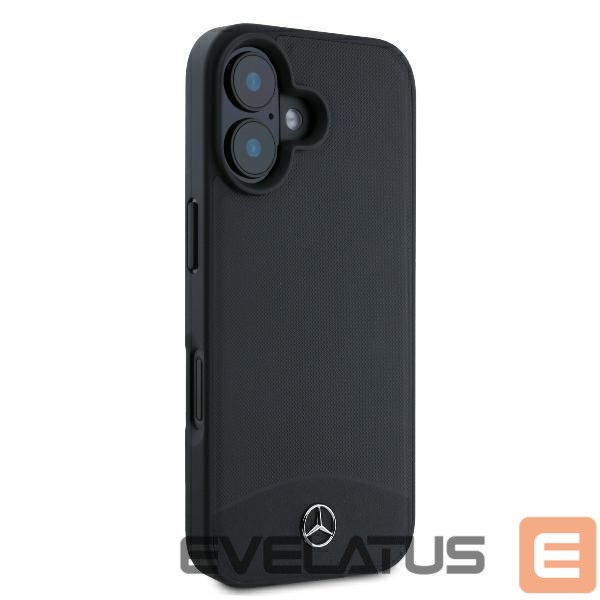 Другой аксессуар для телефона Mercedes-Benz Mercedes Textured And Plain Leather MagSafe case for iPhone 16 - black