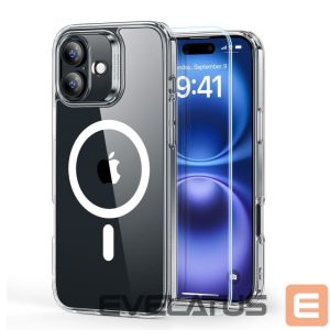Другой аксессуар для телефона ESR  ESR Classic Hybrid Halolock MagSafe Case + Tempered Glass for iPhone 16 - Clear 
