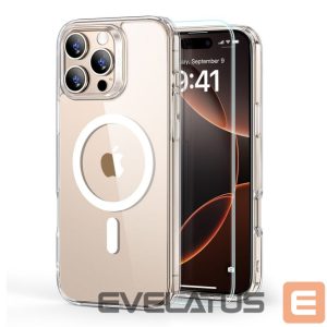 Другой аксессуар для телефона ESR  ESR Classic Hybrid Halolock MagSafe Case + Tempered Glass for iPhone 16 Pro Max - Clear 