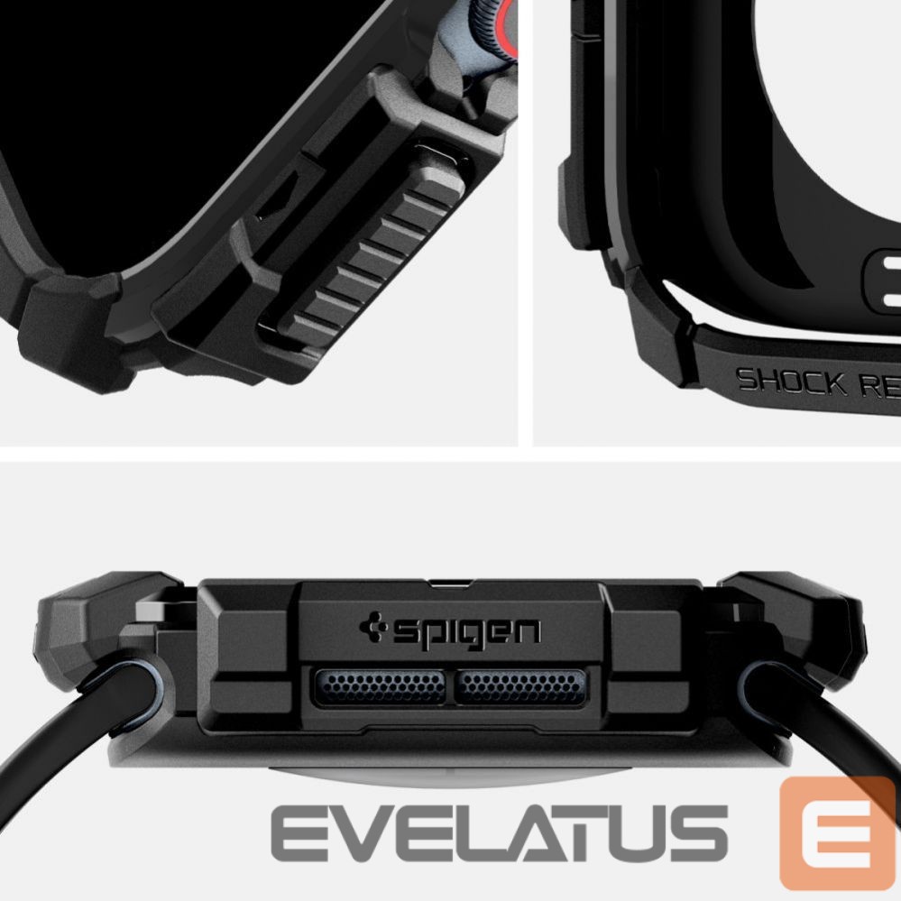 Другой аксессуар для телефона Spigen Spigen Rugged Armor Case for Apple Watch 10 (42mm) - Black