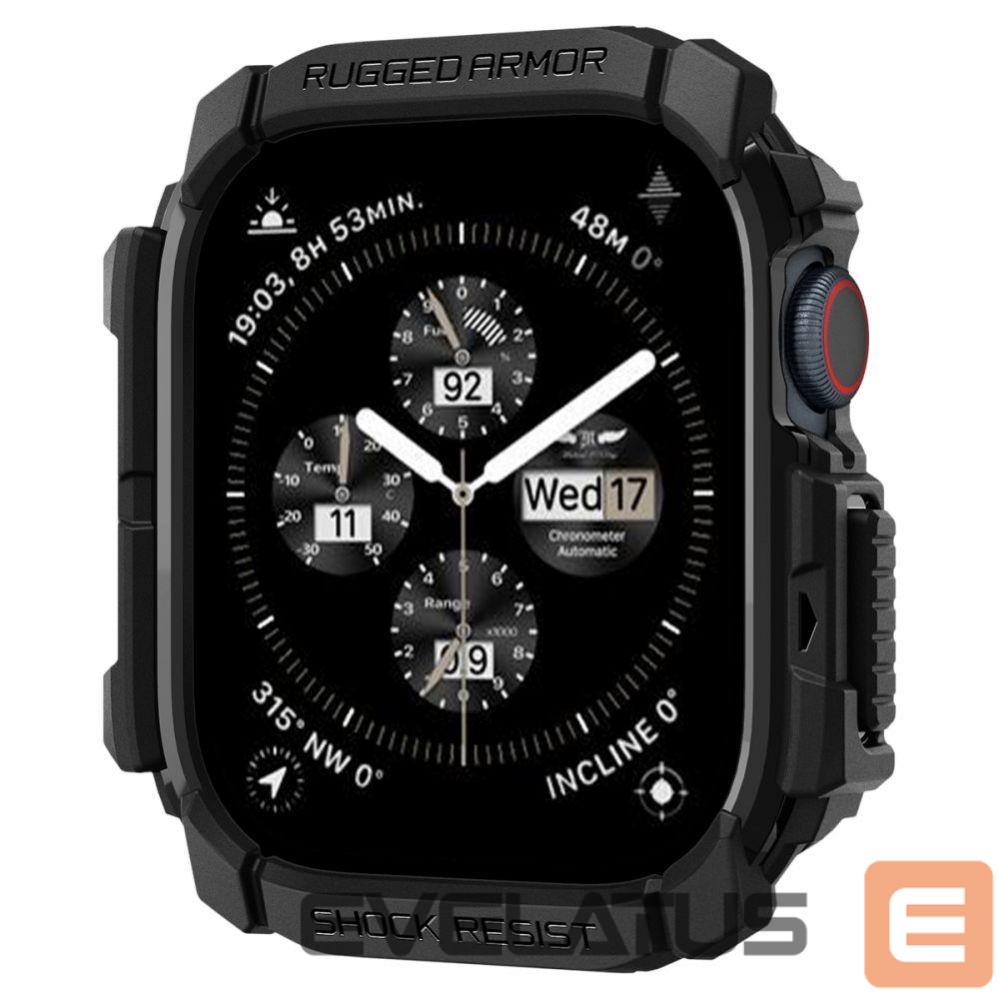 Другой аксессуар для телефона Spigen Spigen Rugged Armor Case for Apple Watch 10 (42mm) - Black