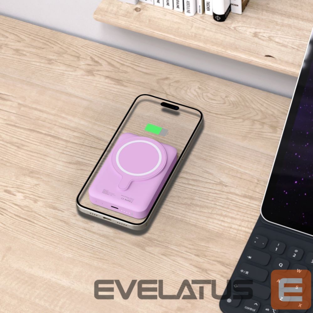Другой аксессуар для телефона Tech-Protect Tech-Protect LifeMag MagSafe PB11 10000mAh Power Bank - Pink