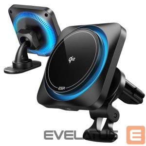 Другой аксессуар для телефона ESR  ESR Halolock CryoBoost MagSafe Inductive Charger Holder for Dashboard and Air Vent with Qi 2 15W - Black 