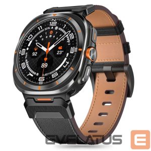 Другой аксессуар для телефона Tech-Protect  Tech-Protect Delta Pro Leather Strap for Samsung Galaxy Watch Ultra (47mm) - Black 