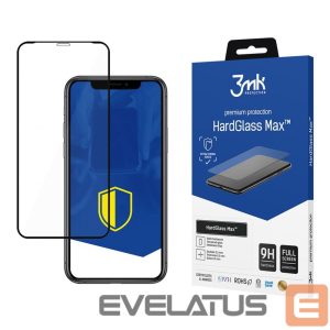 Защитное стекло 3MK  Tempered glass 3mk HardGlass Max Black for Apple iPhone X / XS / 11 Pro 