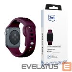 Другой аксессуар для телефона 3MK  3mk Silicone Watch Strap for Apple Watch 38 / 40 / 41 mm - Burgundy 