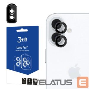 Другой аксессуар для телефона 3MK  3mk Lens Protection Pro Camera Cover with Black Frame for iPhone 16 / 16 Plus 