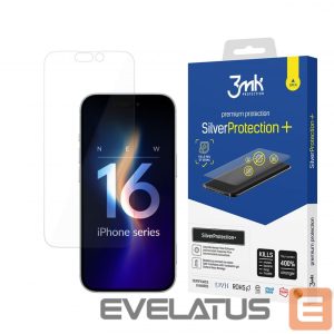 Другой аксессуар для телефона 3MK  Antibacterial protective film 3mk SilverProtection+ for iPhone 16 