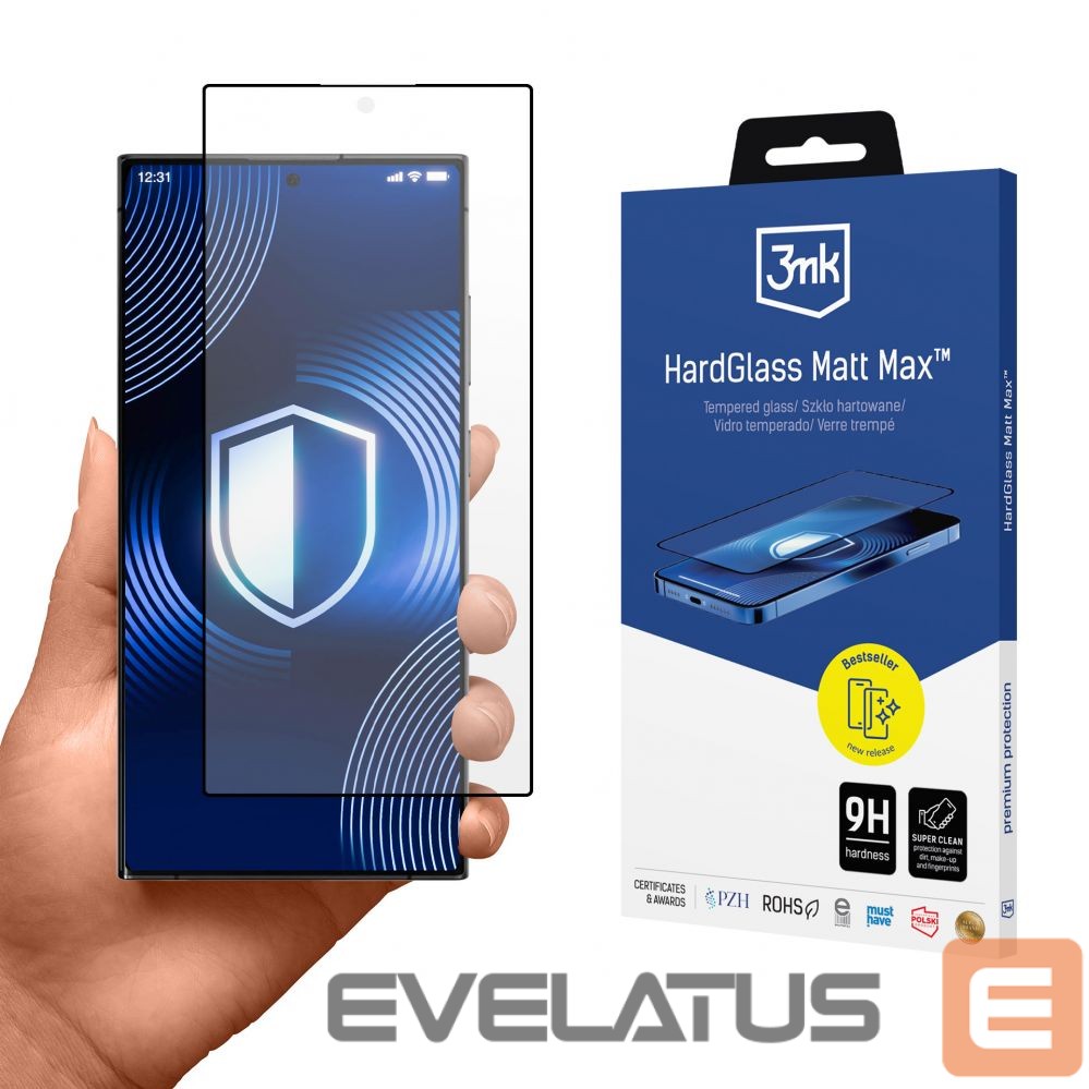 Другой аксессуар для телефона 3MK Tempered glass 3mk HardGlass Matt Max for Samsung Galaxy S24 Ultra